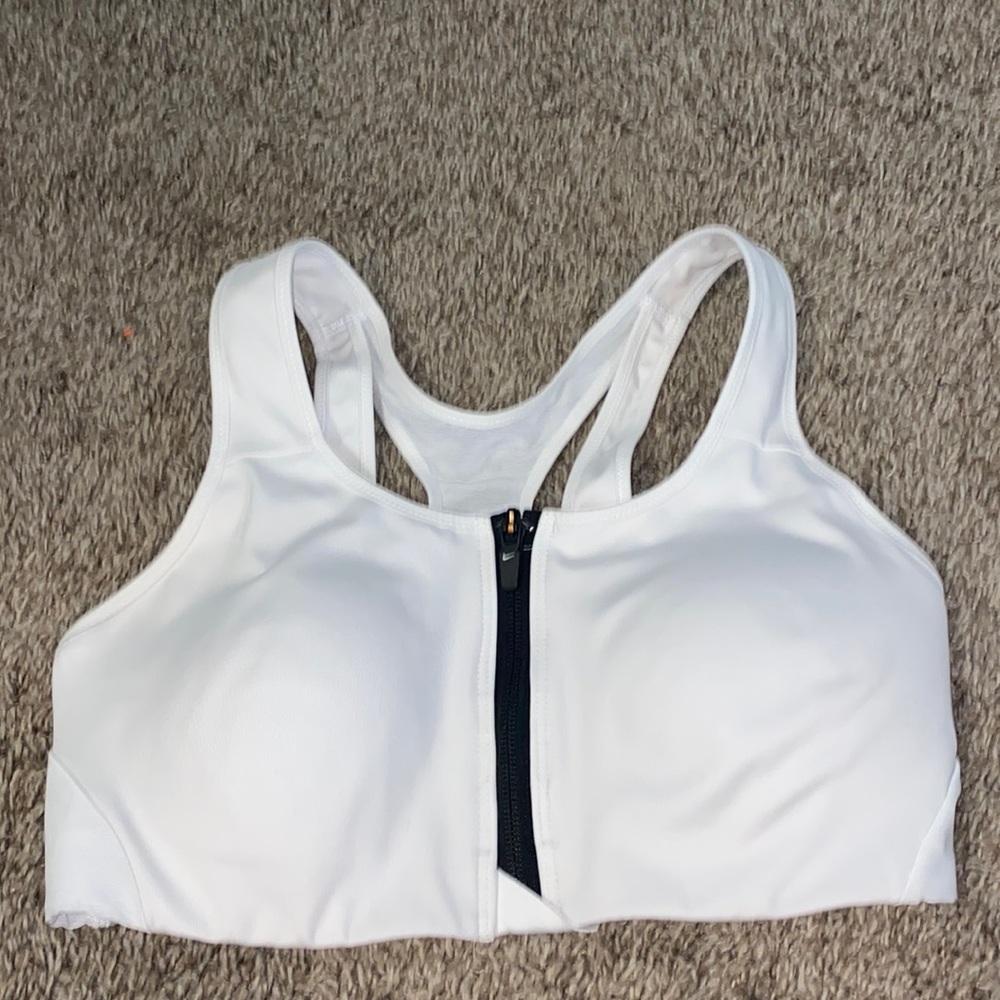 White Nike Sports Bra